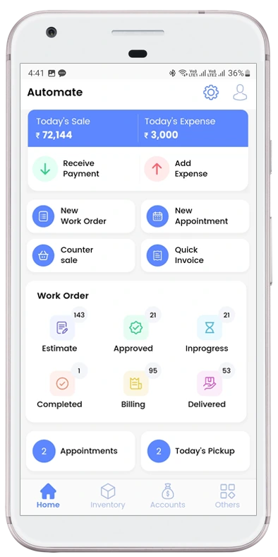 Garage Management Mobile App