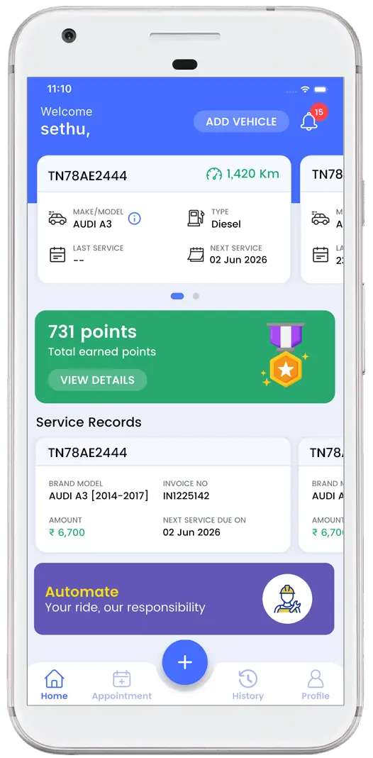 Garage Management Mobile App